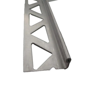 गुणवत्ता  Brushed Stainless Steel Corner Tile Trim Edging Wall Decoration L Profile Polished कारखाना