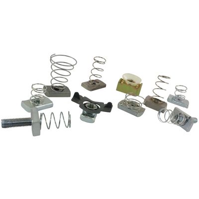 गुणवत्ता  Carbon Steel M10 M12 Spring Wing Nut for Channel Steel कारखाना